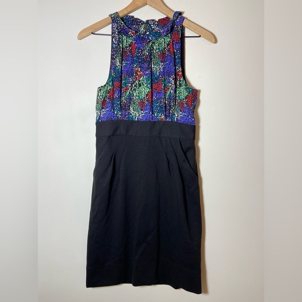 Shoshanna Womens Size 4 Silk Sleeveless Blouson Sheath Dress Special Occasion